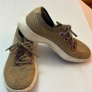 Allbirds Brown and Purple Athletic Shoes